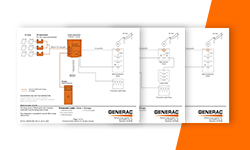 Single line diagram for PWRCell installer.